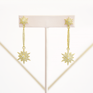 Aretes Doble Estrella