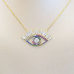 Rainbow Eye Necklace