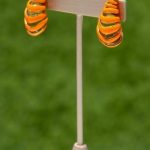 Orange Open Teardrop