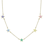 Enamel Star Necklace