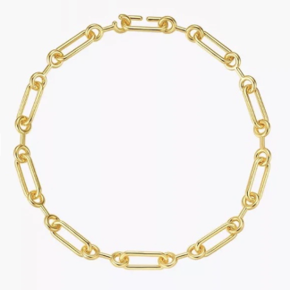 Oval Thick Link Necklace