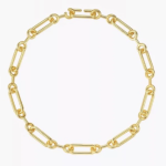 Oval Thick Link Necklace