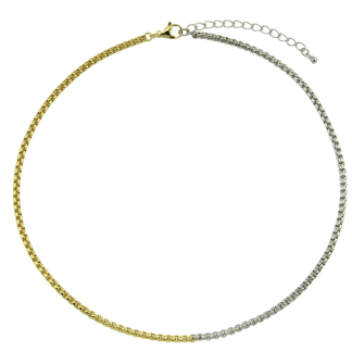 Two Toned Cable Chain