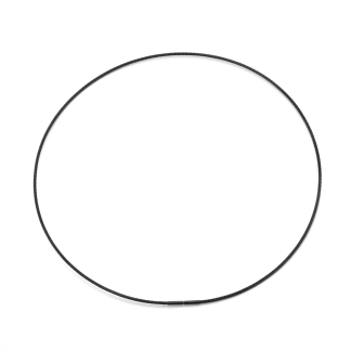 Black Cable Wire Chain Necklace