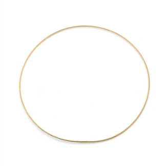 Gold Cable Wire Chain Necklace